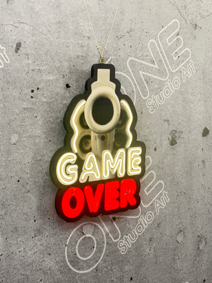 Game Over Led Neon Tabela