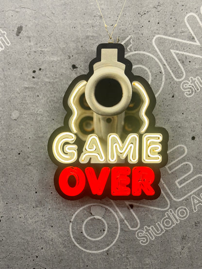 Game Over Led Neon Tabela