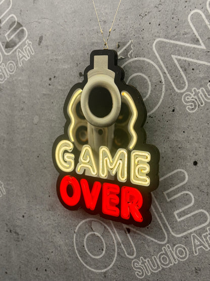 Game Over Led Neon Tabela