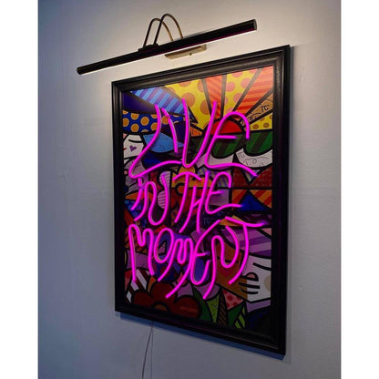 LIVE IN THE MOMENT Canvas Art Tablo - OneStudio