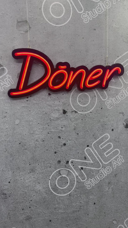 Döner Neon LED