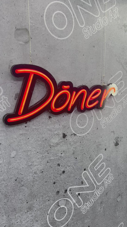 Döner Neon LED